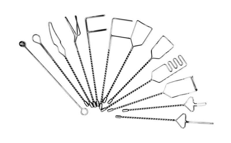 Набор из 12 постановочных зондов на проволочной ручке
